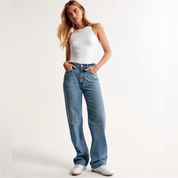 Abercrombie & Fitch Denim - Abercrombie & Fitch The Loose High Rise Jeans